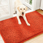 Washable Pet Door Mat Anti-Slip Mud & Paw Print Absorbent Rug – Machine Washable Indoor Entrance Mat for Dog & Cat | 3 Sizes 6 Colors