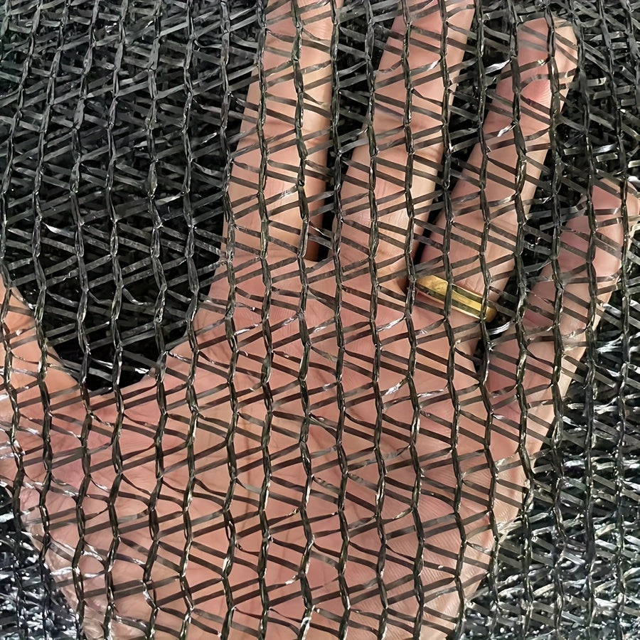 UV Block Shade Net 13x20ft 40-50% UV Block Black Olefin Fabric Heat Reduction Mesh for Plant Protection Greenhouse Garden Cover with 25 Cable Ties