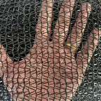 UV Block Shade Net 13x20ft 40-50% UV Block Black Olefin Fabric Heat Reduction Mesh for Plant Protection Greenhouse Garden Cover with 25 Cable Ties
