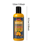 Wood Beeswax Polish Scratch Remover 2 Pack Nourishes Restores Wood Surfaces Floors Furniture Cabinets Cutting Boards Wood Care Wax with Towel