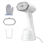 Handheld Travel Garment Steamer 15-Second Heat-Up – 9.47oz Large Tank, Portable Clothing Steamer for Home, Office & Travel | White