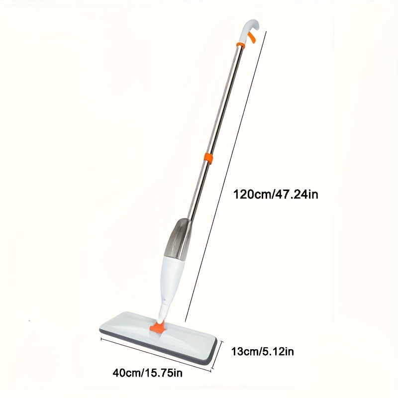 Microfiber Spray Mop with Reusable Pads for Hardwood, Tile & Ceramic Floors – Wet & Dry Cleaning Long Handle Mop