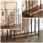 47-Inch Free Standing Towel Rack 3-Tier – Oversized Floor Bath Towel Drying Valet Holder | Blanket & Quilt Rack Stand for Bathroom, Bedroom, Pool, Beach, Hot Tub & Gym | Small & Floor Models