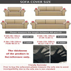 Printed Skirt Sofa Slipcover 1pc - Elastic Pet Anti-Dirt All-Purpose Sofa Protection Cover for Living Room Home Decor Sofa Cushion Cover