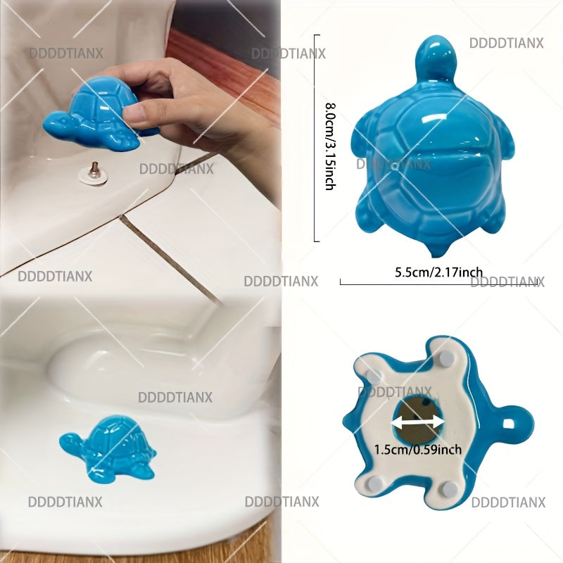 Decorative Toilet Bolt Caps, Rustproof Floor Bolt Covers for Bathroom Decor – Ocean Animal Style, Quick Install, 2 or 4-Piece Sets