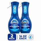 Dawn Powerwash Dish Spray 2-Pack 16 fl oz Starter Kit – Fresh Fragrance, Spray-Activated Grease-Cutting Formula, No Pre-Soak Needed, Multi-Surface Kitchen Dishwashing Liquid