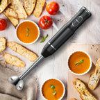 400W Immersion Hand Blender Stick Mixer with 304 Stainless Steel Blades, 2 Speeds & Turbo Mode, Detachable Base – 5-in-1 Set Available, Perfect for Soups, Smoothies, Purees & Baby Food