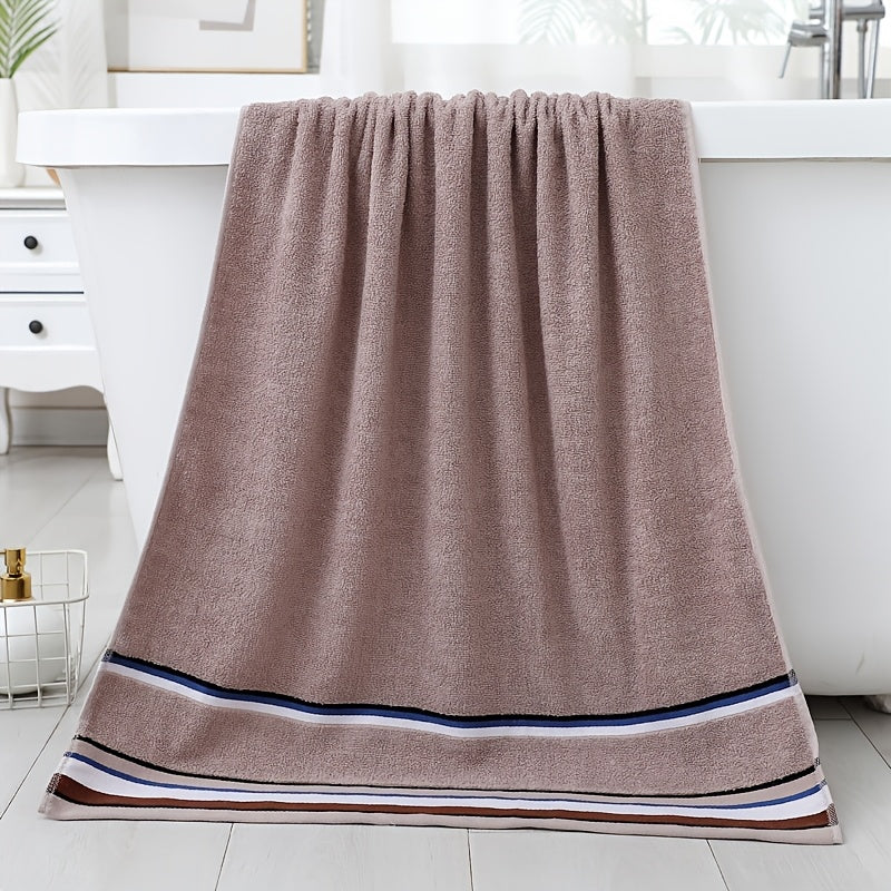 100% Cotton Bath Towel 27.6x55in – GSM360 Super Soft Absorbent Quick-Dry Towel, Skin-Friendly Bathroom Essential & Gift for Family (6 Colors)