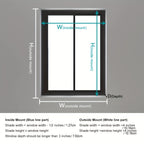 Blackout Roller Shades for Windows, Cordless Room Darkening Window Blinds, Thermal Insulated UV Protection, Easy Install for Bedroom Living Room Office