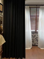 Rod Pocket Blackout Curtains 4 Panels Heavy Duty Coated Lining for Bedroom, Living Room & Office – Modern Room Darkening Thermal Drapes, 2 Sizes