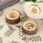 Wood Candlesticks 30pcs Natural Wood Grain Rustic Country Style for Wedding Birthday Party Anniversary Table Centerpiece Family Home Decoration