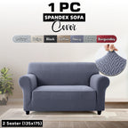 Stretch Spandex Sofa Cover 1 2 3 Seater Elastic Couch Slipcover Anti-Scratch Pet-Friendly Machine Washable Furniture Protector Holiday Gift