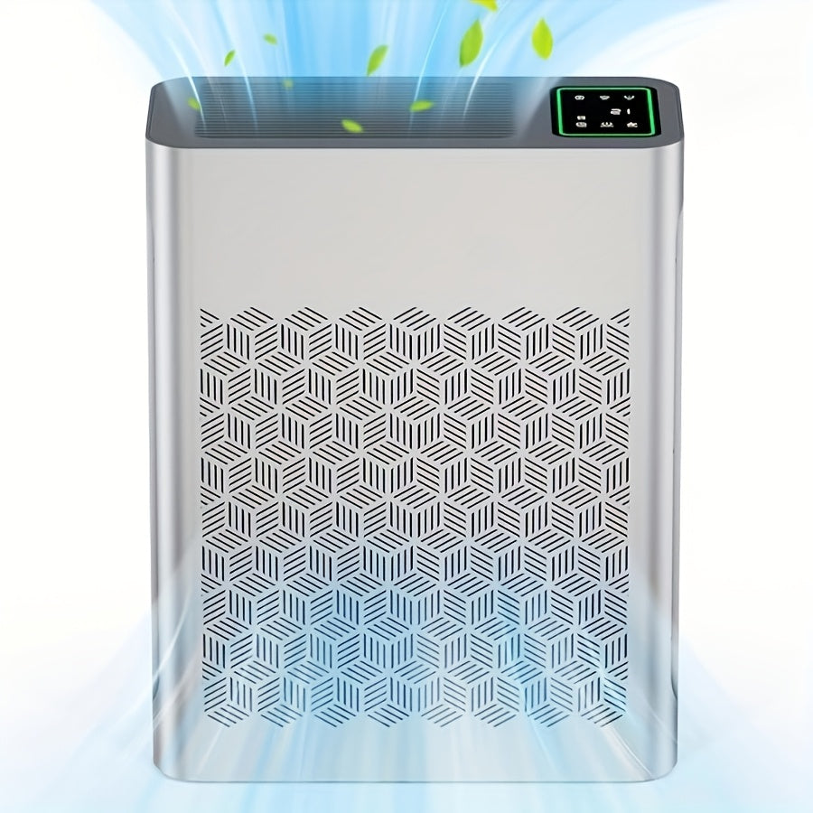 HEPA Air Purifier for Large Rooms Up to 1095 Sq Ft – PM2.5 Display, Air Quality Sensor, Auto Mode & Timer, Home Office Family Room Air Cleaner, Black White Grey Silver