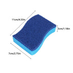 Non-Scratch Dishwashing Sponge 50 Pack Bulk Kitchen Sponges for Dishes Pots Pans Surfaces Scrub Sponge Removes Stuck-On Food Without Scratching Daily Cleaning