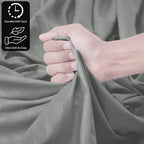Luxury Striped Bed Sheet Set 3 or 4 Pcs – Hotel-Quality Deep Pocket 16", Extra Soft Breathable Cooling Sheets, Wrinkle & Fade Resistant, Twin Twin XL Full Queen King Cal King, 11 Colors
