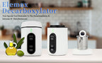 Elemax Decarboxylator — Herb Decarbing & Infusing Machine with Central Heating, 3 Temperature Settings for Butter, Oil & Tinctures, Odor-Sealed, 250ml Capacity, White