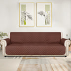 Universal Fit Sofa Slipcover Protector Washable 3 4 Seater, 5-Layer Quilted Pet-Friendly Couch Cover with Elastic Straps – Recliner & Loveseat Compatible, Non-Slip Furniture Protector for Living Room