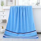 100% Cotton Bath Towel 27.6x55in – GSM360 Super Soft Absorbent Quick-Dry Towel, Skin-Friendly Bathroom Essential & Gift for Family (6 Colors)
