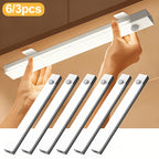 Motion Sensor Cabinet Lights USB Rechargeable Dimmable LED Indoor Lighting – 3 Adjustable Modes for Wardrobe, Kitchen, Bedroom & Office – 3 or 6 Pack