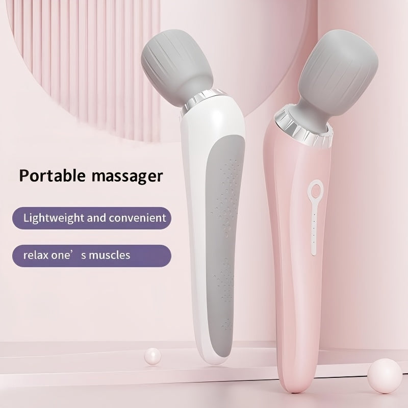 Multi-Speed USB Rechargeable Handheld Massager for Neck, Back, Legs & Waist – Compact Portable Body Relaxation Device with Long Battery Life, Perfect Gift for Family Members