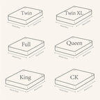 4 Inch Cooling Gel Memory Foam Mattress Topper with Removable Cover Twin Twin XL Full Queen Soft Breathable Bed Topper Pressure Relief