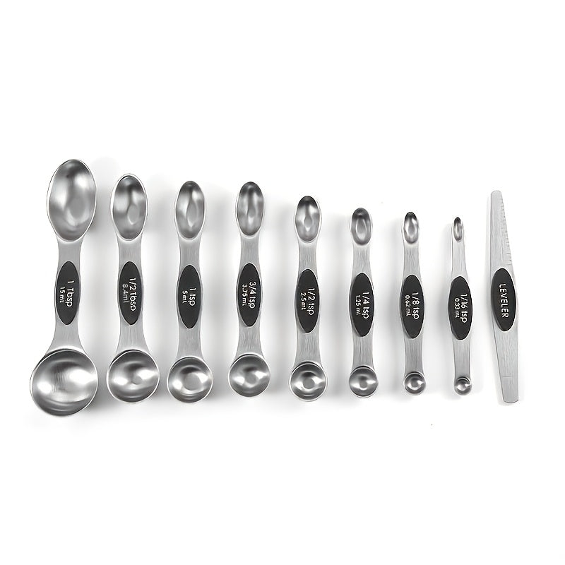 Measuring Cups & Spoons Set | Dry & Liquid | Choose 8-Piece Cups, 9-Piece Spoons, or 17-Piece Complete Set