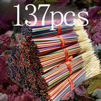 Incense Sticks Bulk Pack 98-170pcs Natural Fragrance Essential Oil Scented Incense for Home Yoga Meditation Camping Vacation Aromatherapy Room Freshener Multiple Scents Colors Gift Set Festive Decor