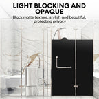 Frosted Privacy Window Film Removable PVC Glass Cling, Heat Insulation Anti-Glare Opaque Window Cover for Bathroom Home Office, 19.69×78.7in