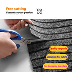 Striped Non-Slip Floor Mat with Rubber Bottom - Dust Removal Entrance Door Mat for Kitchen, Entryway & Indoor Use, Easy Clean Durable Carpet Mat in Multiple Sizes & Colors