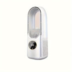 Portable Bladeless Fan with Night Light, 7-Speed Quiet USB Desktop Tower Fan for Bedroom, Office & Home