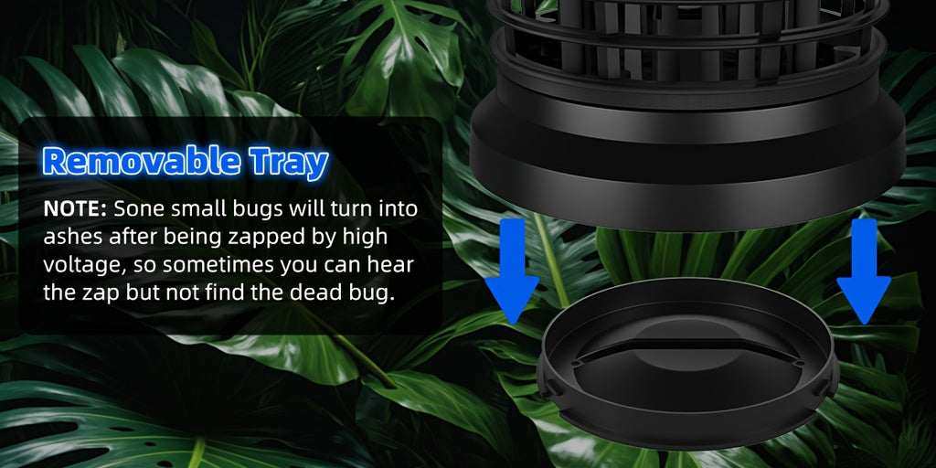 Bug Zapper Electric Mosquito Zapper Fly Trap Lamp 4000 Sq Ft Coverage 1000V Power Grid Easy Clean Removable Tray Indoor Outdoor Insect Killer Gift for Family