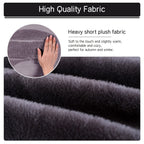 Plush Sofa Slipcover Stretch Thick Couch Cover - Soft Velvet Furniture Protector for Chair Loveseat 3 4 Seater, Anti-Slip Elastic Wrap, Machine Washable, 6 Colors for Living Room