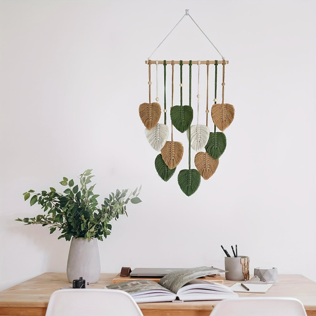 Bohemian Safari Tapestry Wall Decor Nature Green Theme Boho Wall Art Hanging for Bedroom Living Room Office Classroom Home Decoration Gift