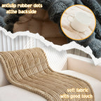 Corduroy Plush Sofa Cover 1pc – Thickened Non-Slip Washable Couch Slipcover for 2 3 4 Cushion Sofa & L-Shape Sectional, Soft Cozy Furniture Protector All Seasons, Christmas Home Decor