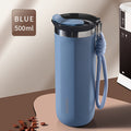 Insulated Travel Mug 16.91oz 304 Stainless Steel Vacuum – Leak-Proof Non-Slip Portable Coffee Cup for Indoor & Outdoor, Winter Holiday Gift