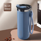 Insulated Travel Mug 16.91oz 304 Stainless Steel Vacuum – Leak-Proof Non-Slip Portable Coffee Cup for Indoor & Outdoor, Winter Holiday Gift