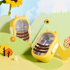 Bee Stainless Steel Bento Box 2 Compartment Lunch Box Microwave Safe Lightweight Portable for Kids Adults Picnic Commute Back to School Gift