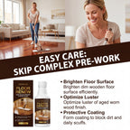 Floor Polishing Cleaner 5oz, Quick Brightening Deep Clean & Stain Removal for Wood, Tile & Marble Floors, Best Alternative to Floor Waxing for a Lasting Shine Without the Effort