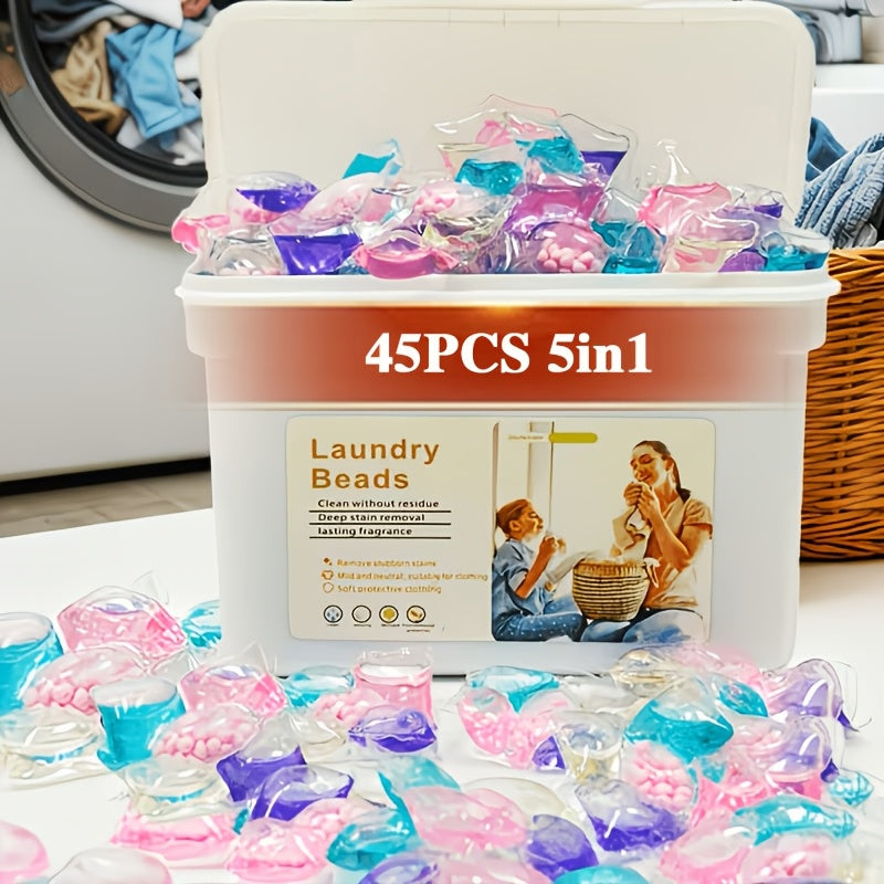 Fragrant Laundry Pods 5-in-1 and 7-in-1 Concentrated Long-Lasting Scent Soft Freshening Water-Soluble Dye-Free HE Compatible 30ct 45ct 50ct 100ct
