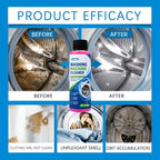 Washing Machine Cleaner Spray 100ml Citric Acid Formula - Deep Clean Descaler Odor Eliminator for Front Load & Top Load Washers Removes Scale & Detergent Residue