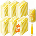 Electrostatic Microfiber Duster Refills with Handle – Swiffer-Compatible Disposable Dusters for Multi-Surface Home Cleaning, 29/61/122 Count