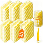 Electrostatic Microfiber Duster Refills with Handle – Swiffer-Compatible Disposable Dusters for Multi-Surface Home Cleaning, 29/61/122 Count