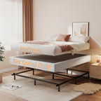5" High Profile Box Spring with Cover | Heavy Duty Reinforced Steel, Quiet Noise-Free, Easy Assembly – Twin XL Mattress Foundation