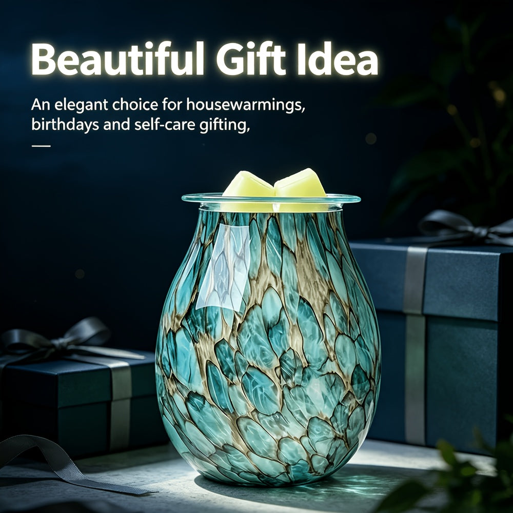 3D Glass Melt Wax LED Candle Light 7 Color Changing Mood Light for Home Office Room Decor Holiday Gift 1pc or 2pc Set