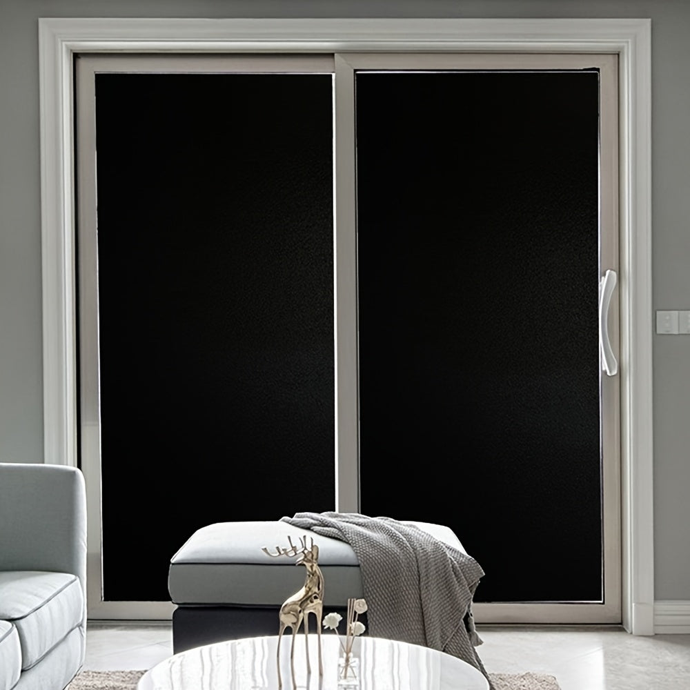 Frosted Privacy Window Film Removable PVC Glass Cling, Heat Insulation Anti-Glare Opaque Window Cover for Bathroom Home Office, 19.69×78.7in