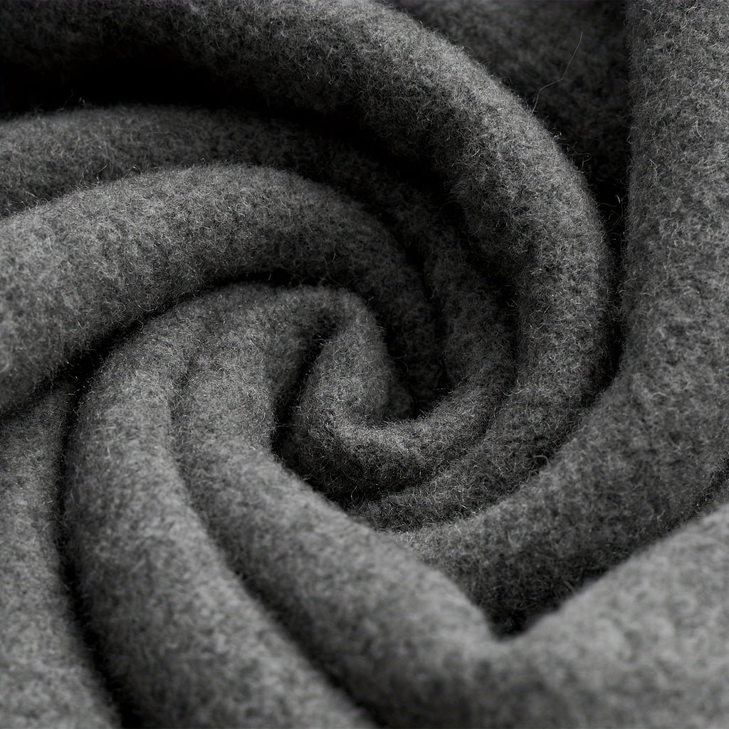 Merino Wool Blanket – Large 62”×86” Warm Thick Washable Throw | Sofa, Bed, Camping & Outdoor | 6 Colors | All Seasons