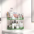 Corner Shower Shelf Bathroom Organizer with 2 or 3 Tiers - Space Saving Corner Storage Rack for Cosmetics, Toothbrush & Toiletries, Lightweight Caddy for Bathroom, Bedroom & Kitchen