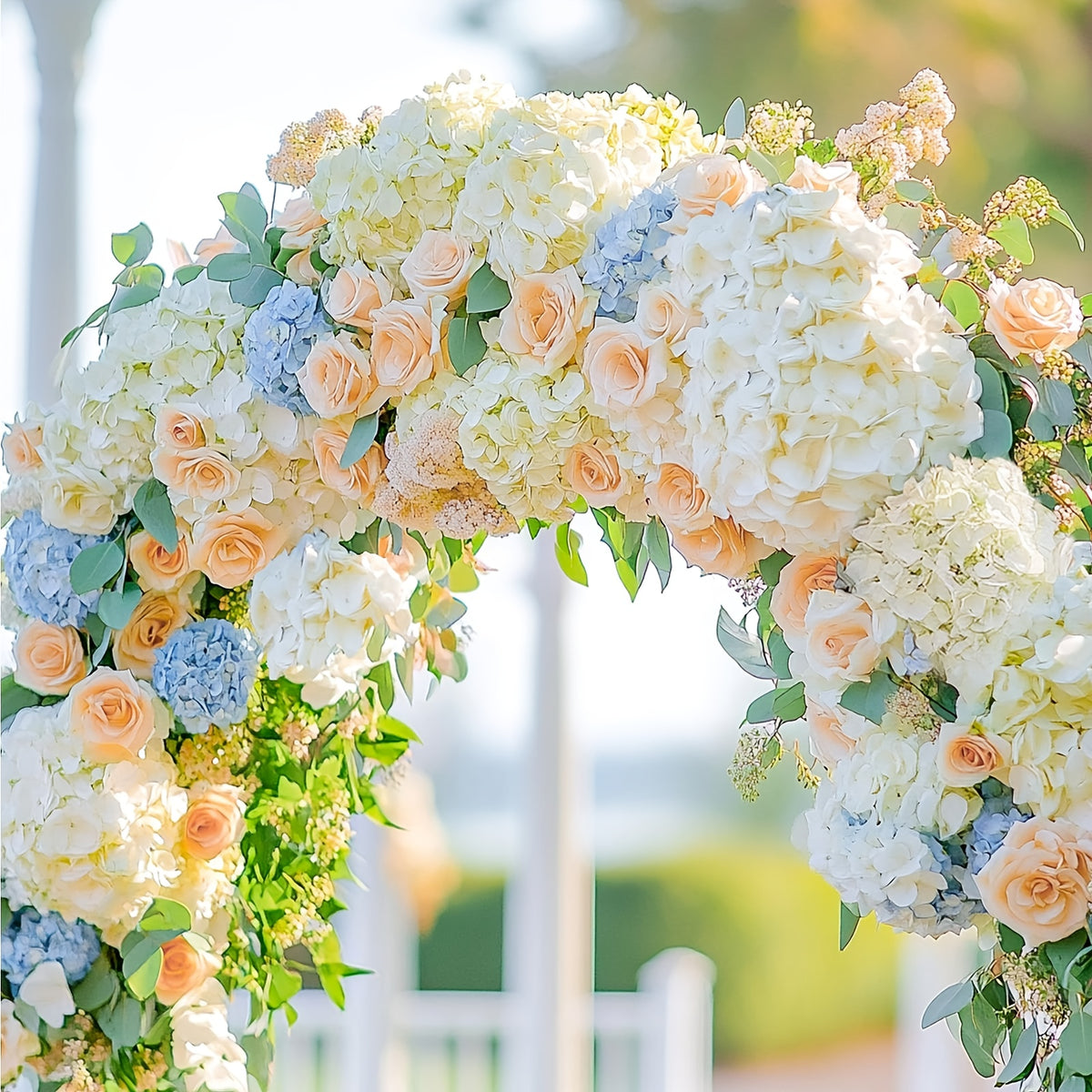 Bulk Artificial Hydrangea Flower Heads 72pcs with Stems - Faux Hydrangea Flowers for Home, Wedding & Party Decorations, Floral Arrangements & Centerpieces