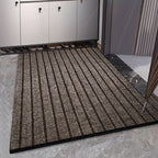 Striped Non-Slip Floor Mat with Rubber Bottom - Dust Removal Entrance Door Mat for Kitchen, Entryway & Indoor Use, Easy Clean Durable Carpet Mat in Multiple Sizes & Colors