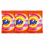 Laundry Detergent Powder with Fabric Softener 350g Pack of 3 – 2-in-1 Clean & Soften Formula, Powerful Stain Removal, Fresh Scent for All Fabrics & Machines